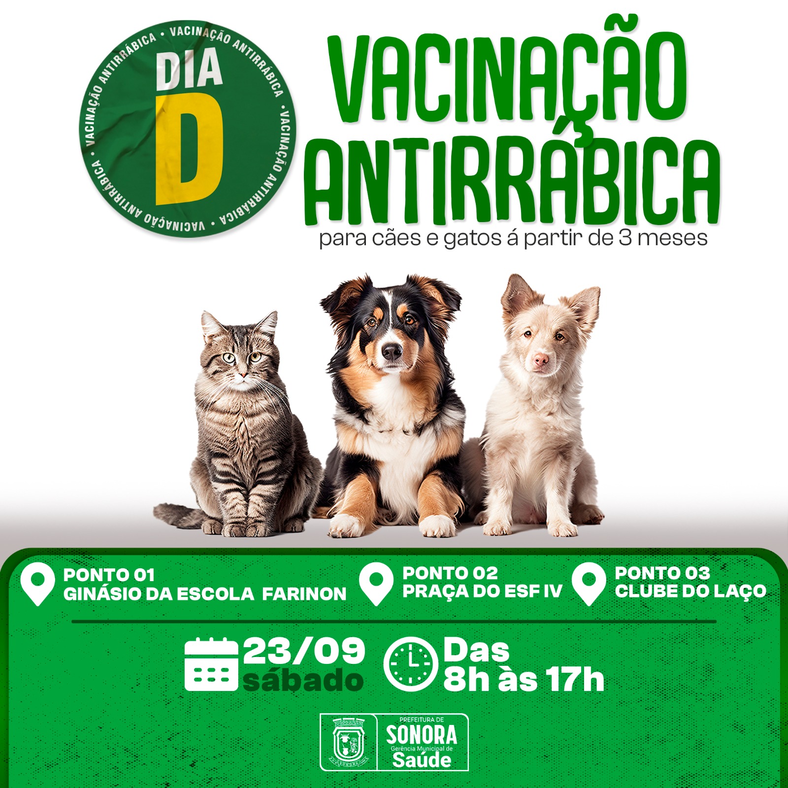 Prefeitura abre campanha Antirrábica