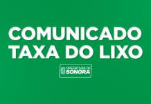 COMUNICADO TAXA DE LIXO